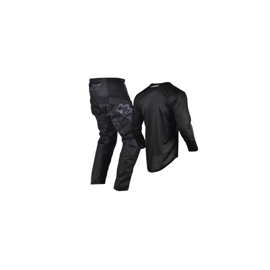 Ensemble Motocross SETIZY – Maillot & Pantalon Tout-Terrain Noir