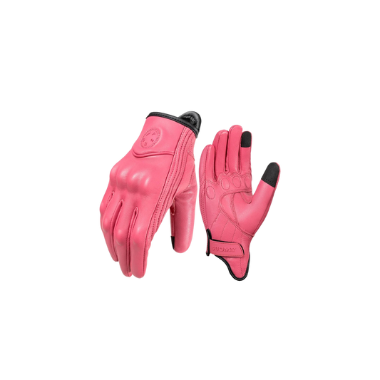 Gants Moto Femme IRIS – Cuir Souple, Respirants & Élégants
